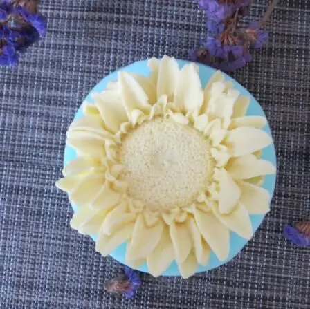 PRZY HC0090 3D molds sunflowers flowers silicone soap mold flower candle aroma mould soap making moulds resin clay molds