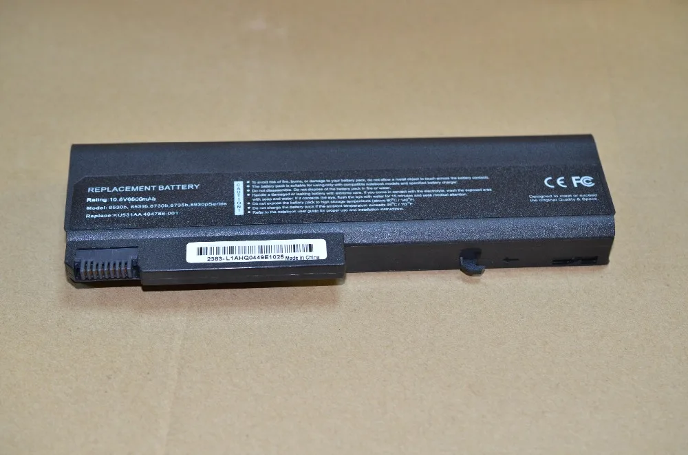 Batterie pour ordinateur portable Hp Business, 4400mah, 9 cellules, 11.1v, 6530b, 6535b, 6730b, 6735b, 532497, 421, 583256, 001, 586031, 001, AT908AA