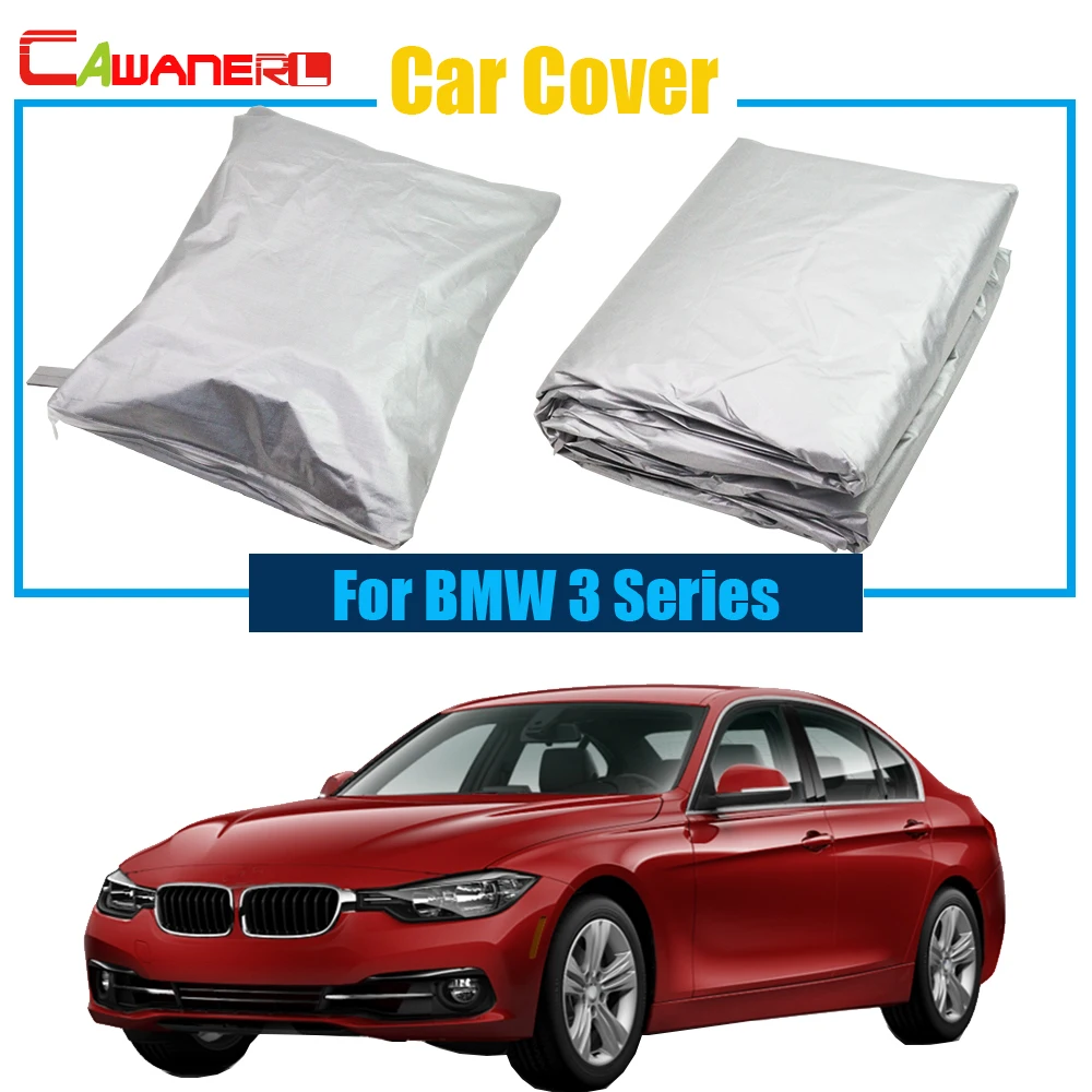 

Cawanerl Car-Cover Sun Rain Snow Resistant Cover Sun Shade Anti-UV Car Cover For BMW 3 Series