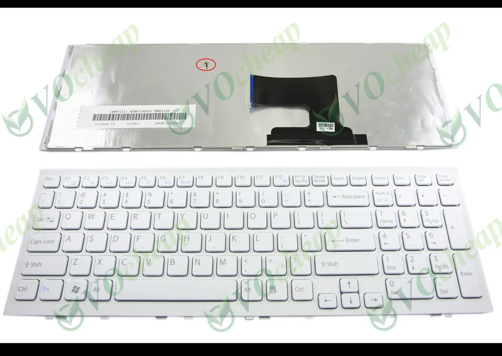 Teclado para notebook sony, compatível com vaio vpceh tablete-71912l-71913l-71914l-71811l-71811m, branco