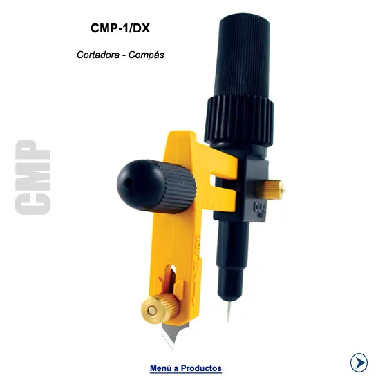 MADE IN JAPAN OLFA Ratchet Compass Circle Cutter CMP-1/DX  cuts from 1.6cm to 22cm  15 extra blades CMP-1/DX