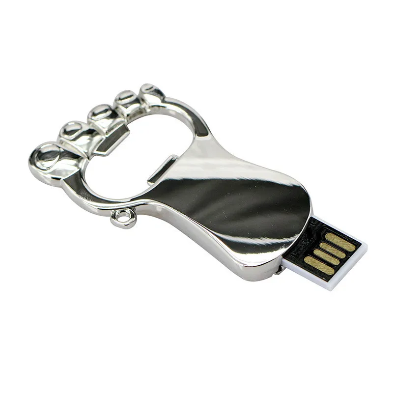 Mini Beer Bottle Opener Key Chain USB Flash Drive Memory Stick Drives 8GB 4GB Usb / Pen / Car / Flash Pendrive Memory Storage