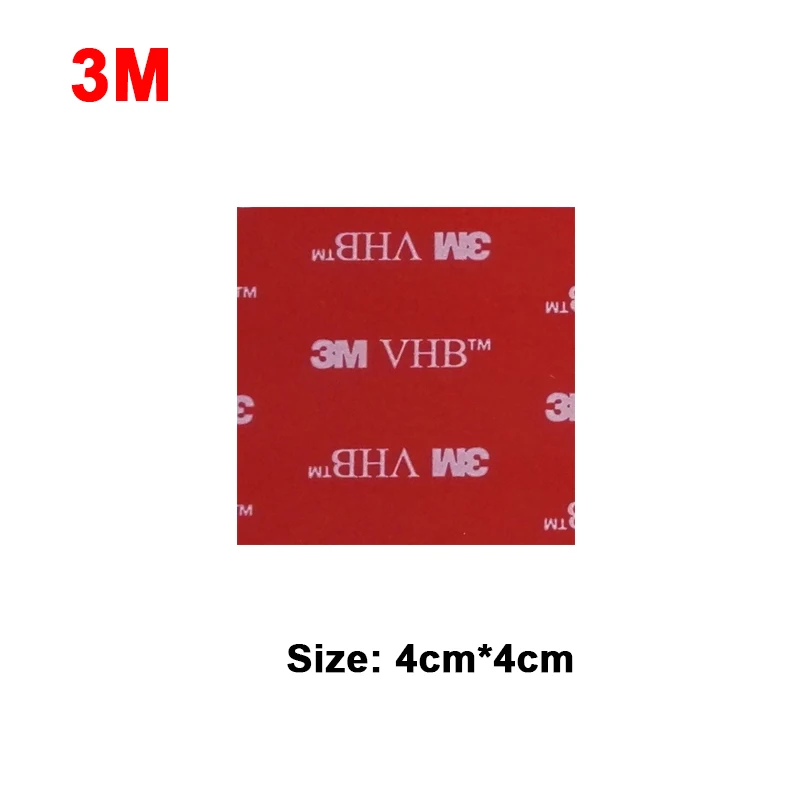 

4pcs Squre Size 4cm 3M VHB 5952 Heavy Duty Double Sided Adhesive Acrylic Foam Tape For Car Camcorder DVR Holder 40x40mm