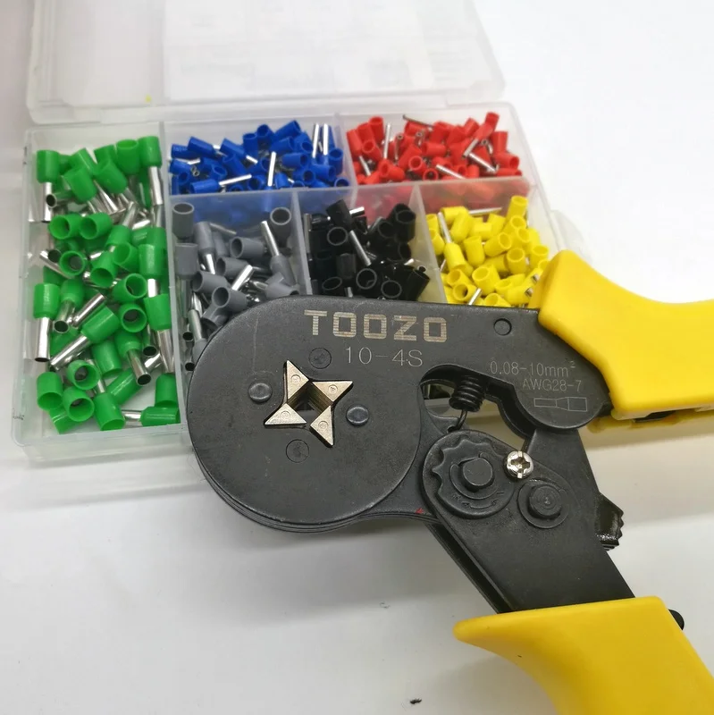 Tube Terminal Crimping Tools Ferrule Crimping Pliers HSC8 6-4 0.25-10mm² 23-7AWG 6-6 0.25-6mm² Electrician Clamp Sets Wire Tips