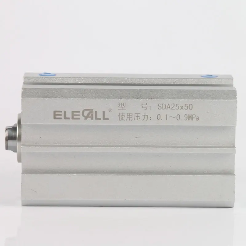 Compact cylinder bore 25 * 30mm stroke double acting pneumatic cylinder