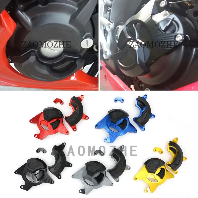 Motorcycle CNC Aluminum Engine Guard Case Slider Cover Protector Left & Right For Honda CBR300R CB300F 2015 2016