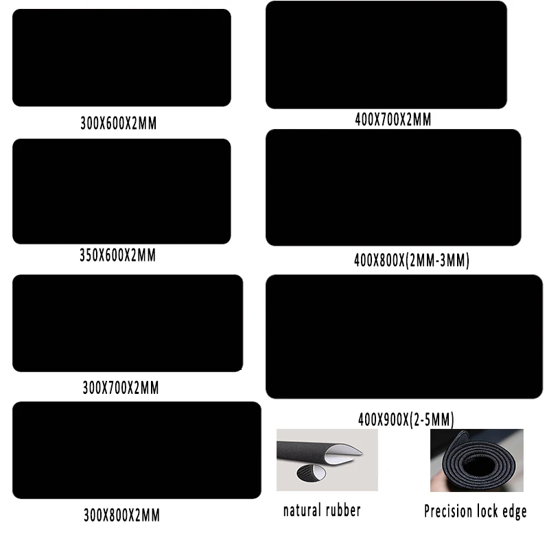 

Mairuige 400X900X3MM Large-size Game Rubber Anti-slip Mouse Pad Precision Seaming Laptop Keyboard Pad Bat LOGO Pad