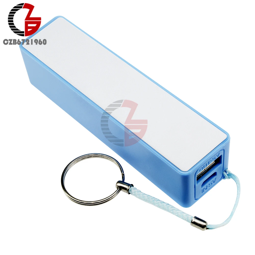 Blue Green Black Yellow DIY Power Bank 18650 Battery Case USB Power Bank Case Kit 18650 Battery Charger DIY Box