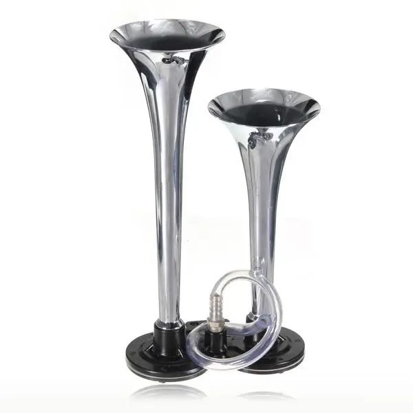 The car air  105-115DB  pump Horn/pumps trumpet  double barre 12V rl plating of motorcycle air horns  high quality