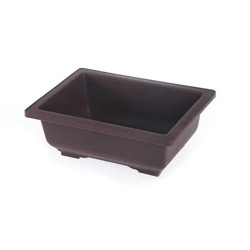 240pcs Retro Style Basin Plastic Flower Pot Balcony Square Flower Bonsai Plant Bowl Nursery Pots Basin Maceta Wholesale ZA5114