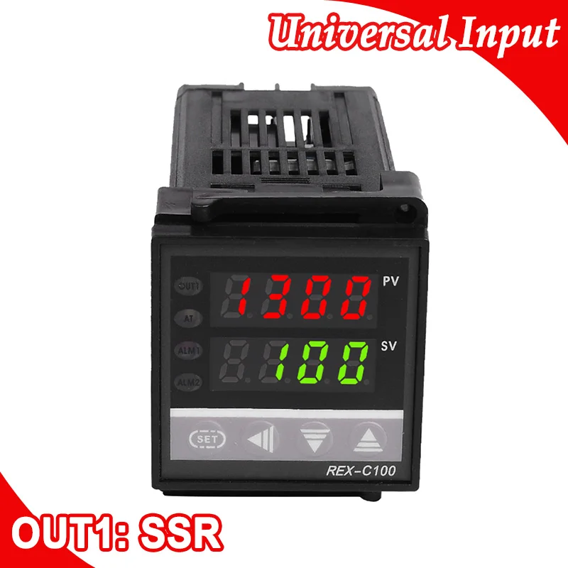 48*48mm Digital PID Temperature Controller Thermocouple RTD Input,SSR Output for Heating or Cooling Usage in Packing Machine