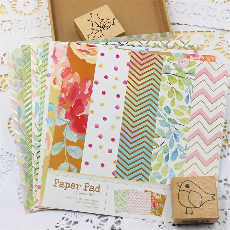 YPP CRAFT Lovely Series Material Paper Set for Scrapbooking DIY Projects/Photo Album/Card Making Crafts