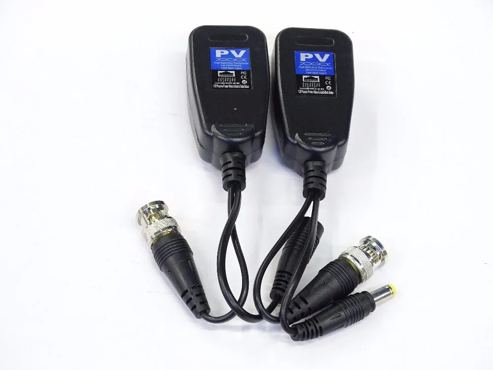 5 Pair RJ45 CCTV Balun Video Balun Transceiver Power For HDCVI HDTVI AHD Analog High Definition Camera Power Video 2 And 1,Sn:PV