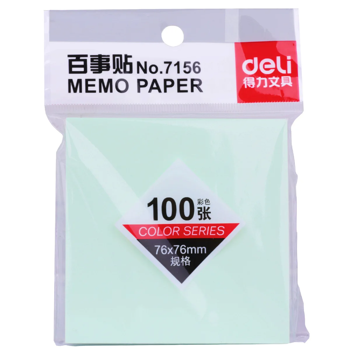 7156 Note Paper color Instant Post 76*76 Mm Office student memo pad sticky note