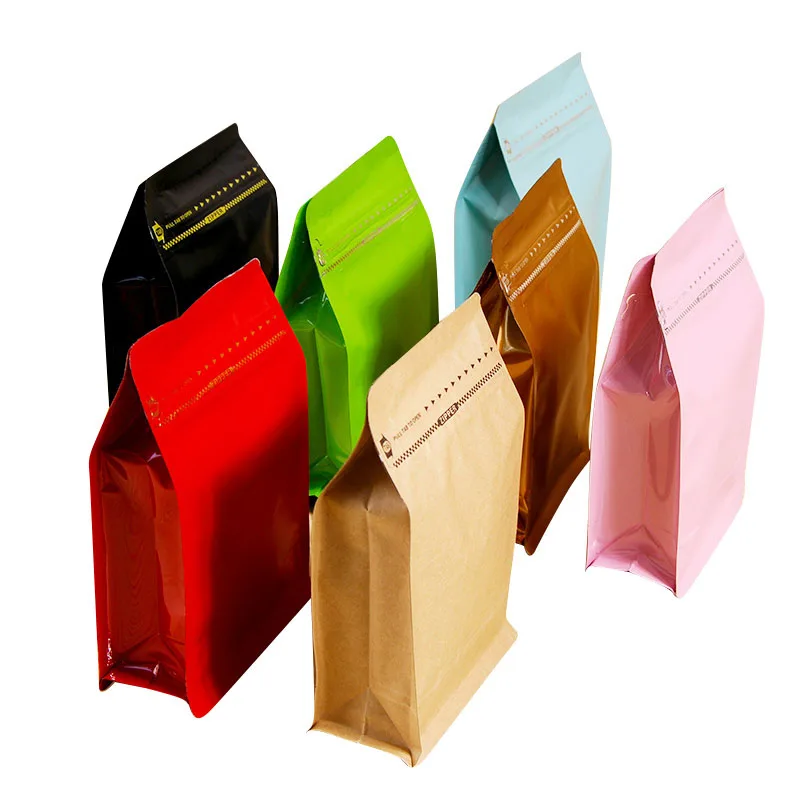 Coffee Bean Packaging Bags with Air Valve, Aluminum Foil, Self Sealing Pouch, Stand Up, 20Pcs, 1pound