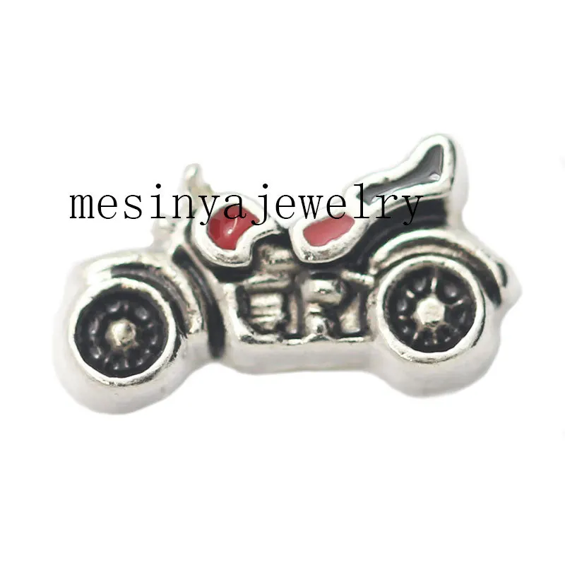 10pcs  motorbike symbol  charms for glass locket  Min amount $15 per order mixed items,FC-074