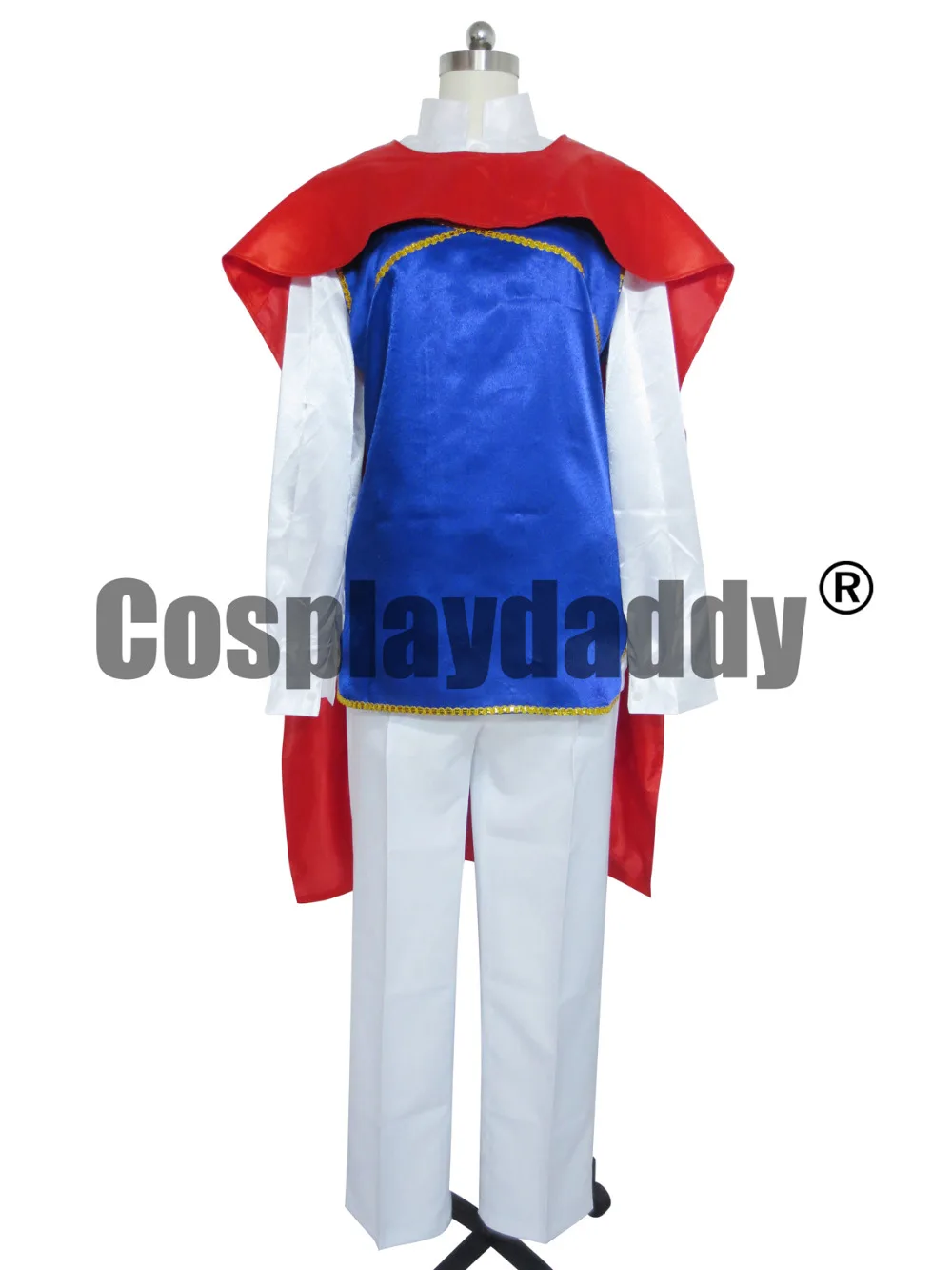 Disfraz de Príncipe Blancanieves para hombre, uniforme de fantasía, guapo, Cosplay