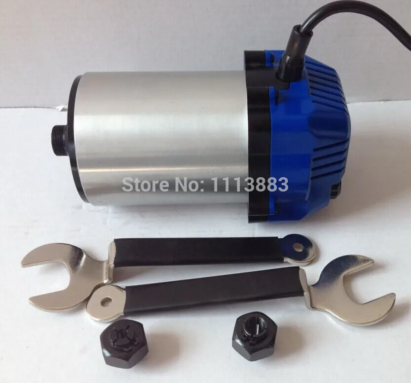 Heavy Duty Powerful 3-1/4 HP, 230V 50Hz 1800W Router Motor for Router Table and CNC Machine, 1/2\