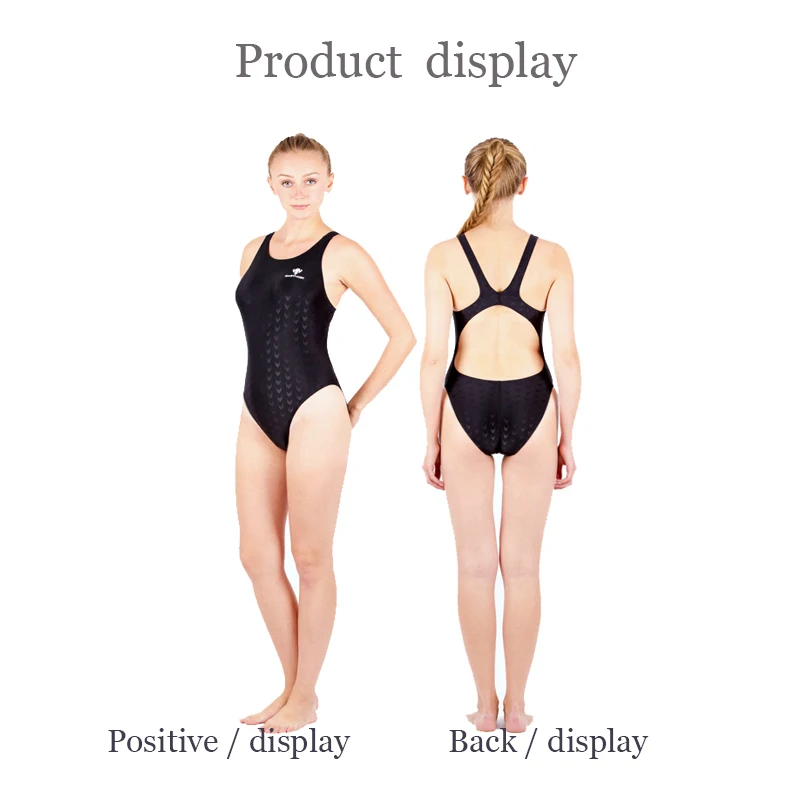 HXBY Sharkskin Professional Children Swimsuit For Girls Swimwear Women One Piece Swim Wear Women Swimming Suit Womens Swimsuits