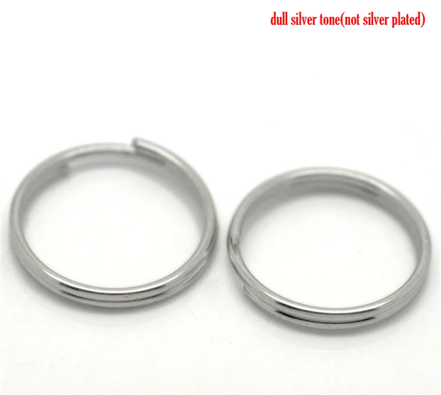 DoreenBeads 200PCs 실버 컬러 스플릿 링 결과 16mm (5/8 ") 직경. (B20755), 이 우