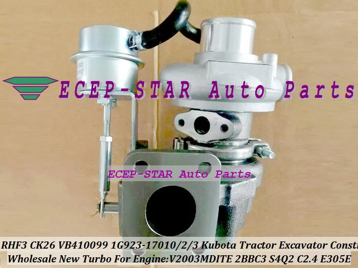 

TD03L RHF3 CK26 VB410099 1G923-17010 1G923-17012 1G923-17013 CK30 Turbo For Kubota Tractor Excavator Construction V2003MDITE
