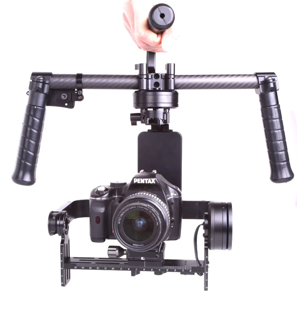 Updated version Handheld 3-Axis Brushless Gimbal Stabilizer Gyroscope for DSLR Camera 5D3/ GH4/ A7S/ BMPCC ready to use