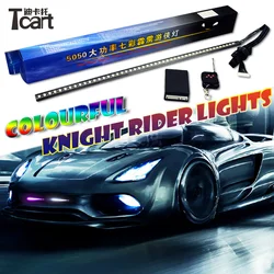 Car Light Accessories 54CM RGB 48LED Knight Night Rider LED Strip Light With Wireless Remote Control