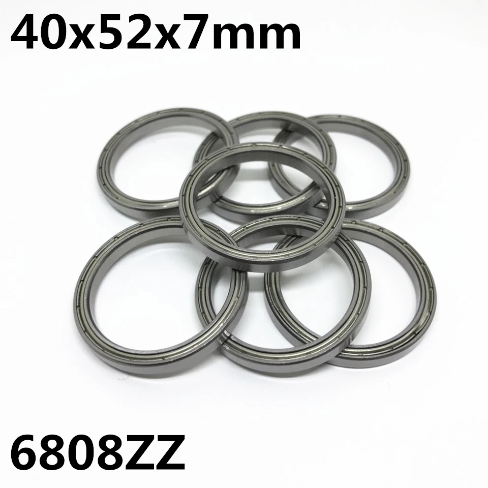 10pcs 6808ZZ 6808-2RS The high quality of ultra-thin deep groove ball bearings 40x52x7 mm 6808Z 6808RS