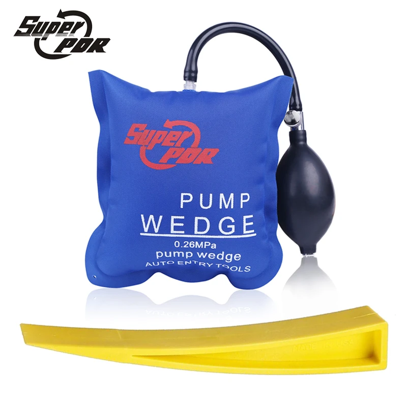 Pompa di Cuneo Ammaccature senza vernice Strumenti di Riparazione Airbag Auto Porta Super PDR Aria Selezionamento della Serratura Set Attrezzi del fabbro