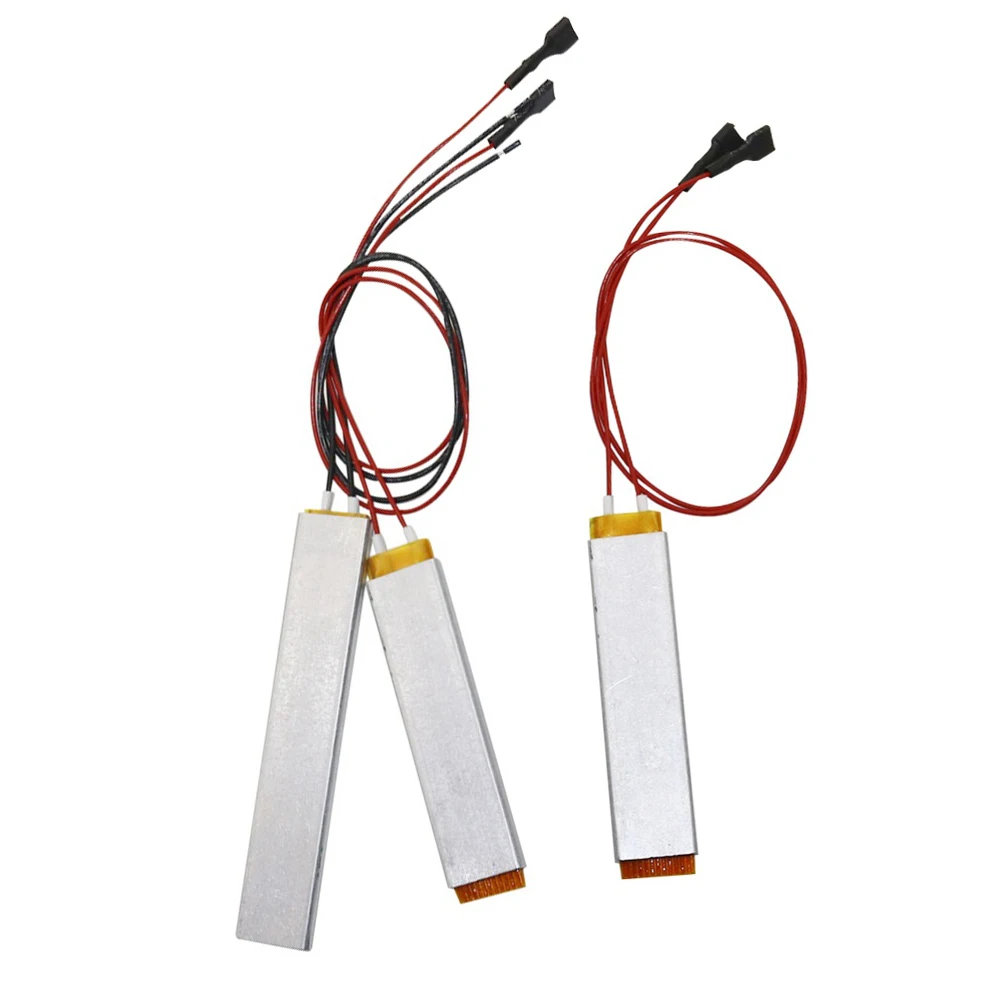 2 pezzi 220 V/110 V/12 V PTC elemento riscaldatore fai da te incubatrice per uova accessori riscaldatore asciugacapelli bigodini elemento riscaldante