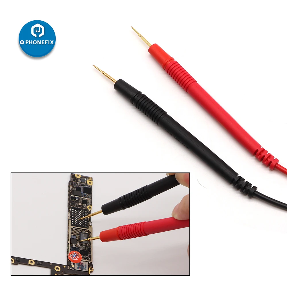 PHONEFIX puntali per Test sonda universale Pin per multimetro digitale punta dell'ago Tester Tester sonda cavo penna cavo 1000V 20a/10a
