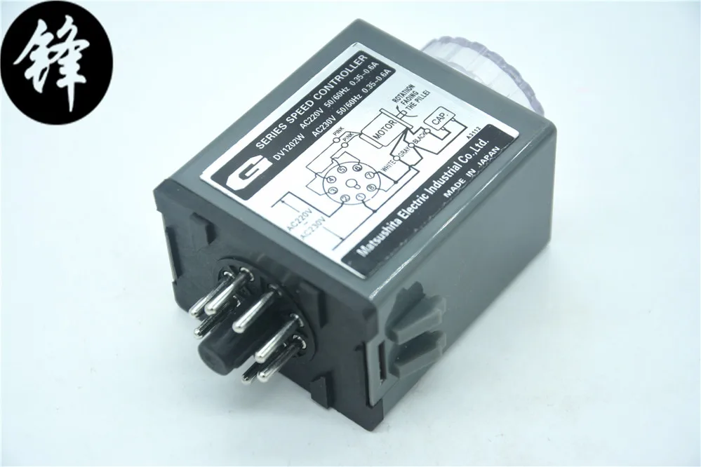 DV-1202W  INSTRUCTION MANUAL AC GEARED MOTOR Speed Controller FOR Panasonic Fusing Machine USING Parts