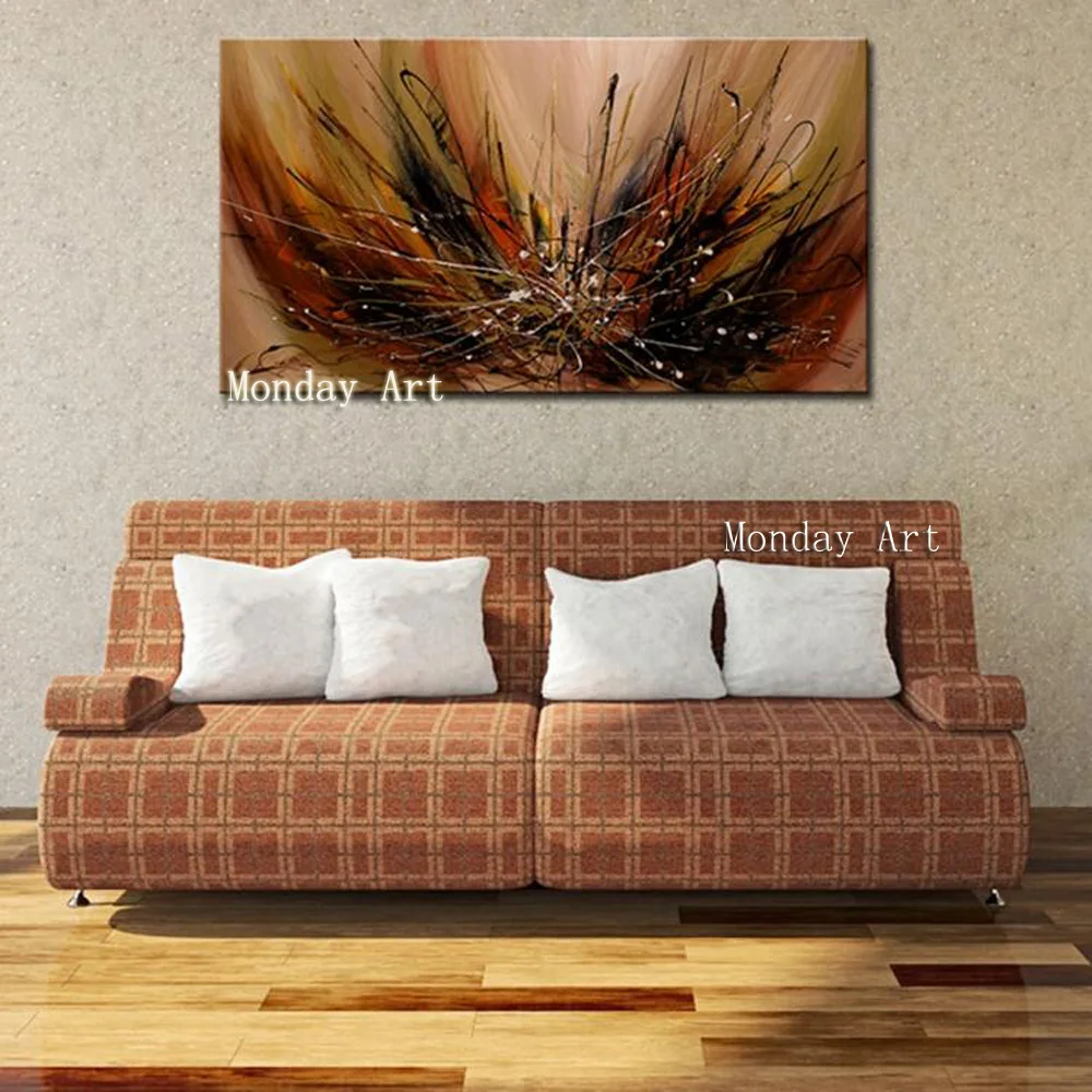 

New arrival hand painted abstract oil painting modern canvas oil painting artwork home decoration for living room hotel decora