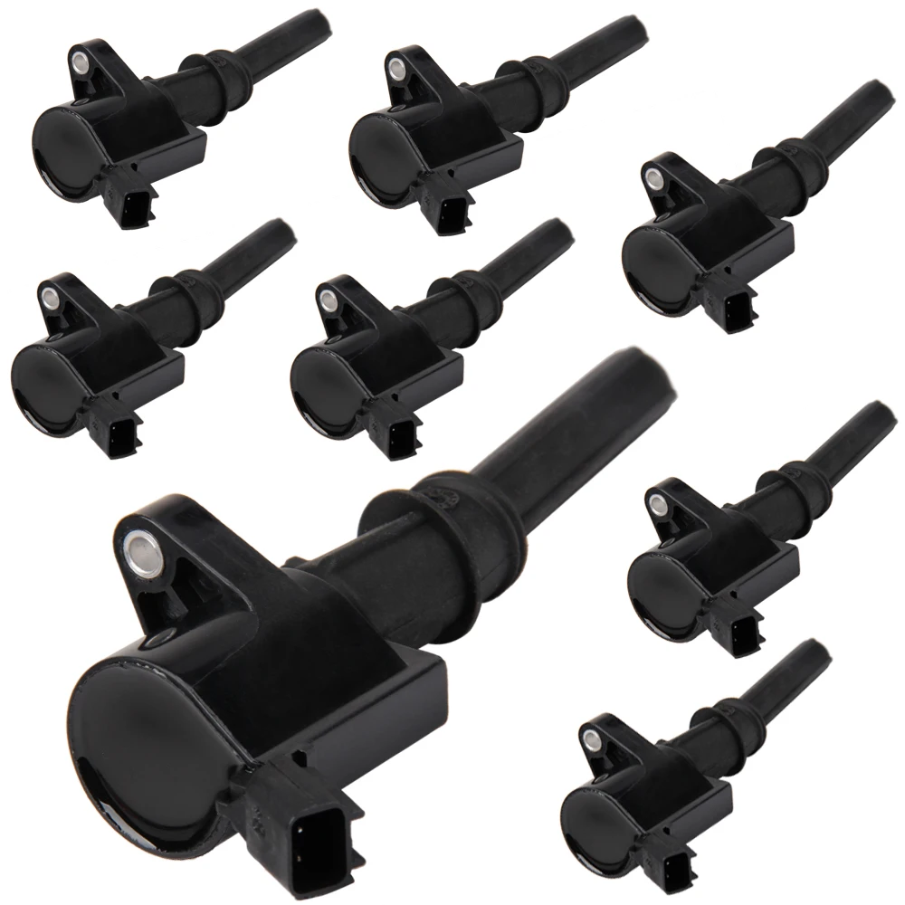 CarBole 8 Pack Silicone Ignition Coils Coil DG508 C1454 4.6L/5.4L V8 for Ford F150 1997 - 2010 & F-250 SUPER DUTY 1999 - 2004