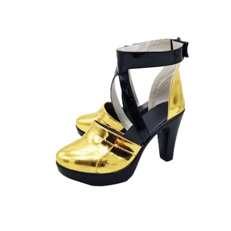 Cosroad Lol Kda Ahri Cosplay Schoenen Kostuum Vrouwen Kaisa Prestige Editie Gouden Laarzen