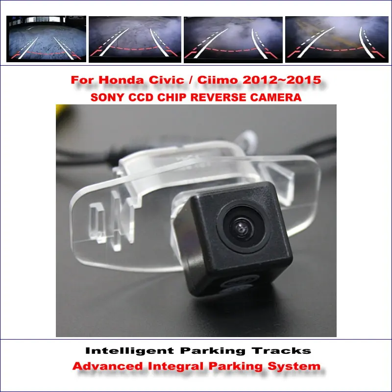 

For Honda Civic/Ciimo/Crider 2013 2014 2015 Car Rear Reverse Camera NTSC PAL RCA SONY High Quality Intelligentized CCD CAM