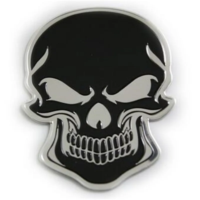 10pcs/Lot Car Metal Body Sticker Emblem Badge For  China Italy America Germany England France Skull  Flag