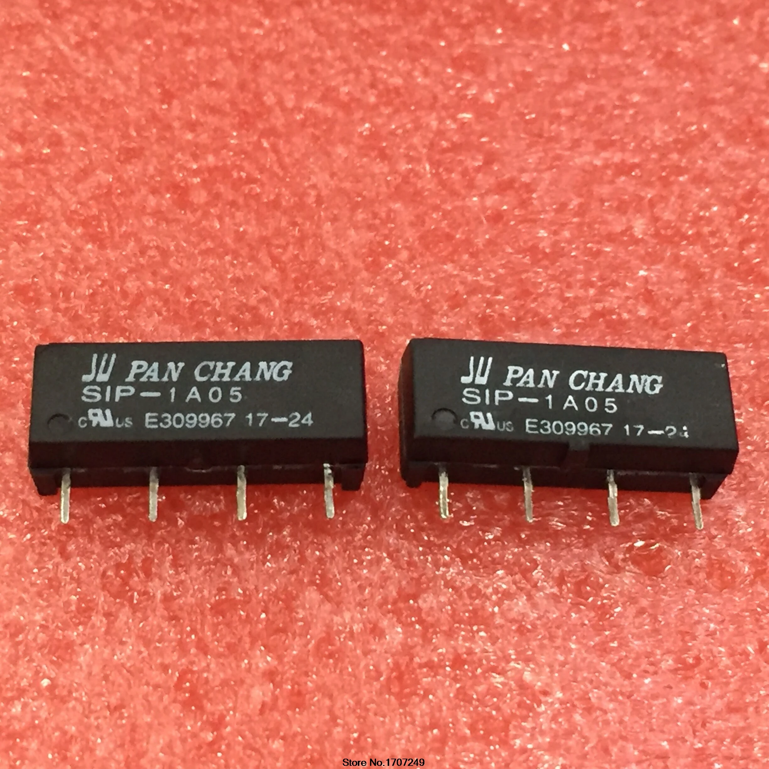 Imagem -02 - Original Pan Chang Reed Relé 100 Peças Sip1a05 5v Miniatura Pinos Único em Linha Pacote Normalmente Aberto Sip-1a05 100 Novo