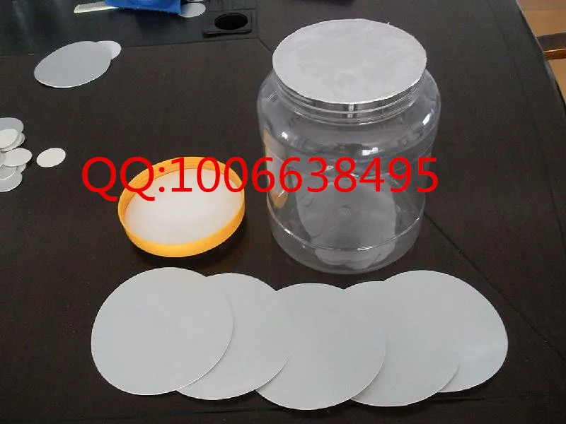 

Aluminum foil induction gasket,85mm compound gasket, glass bottle sealing gasket, plastic bottle sealing gasket