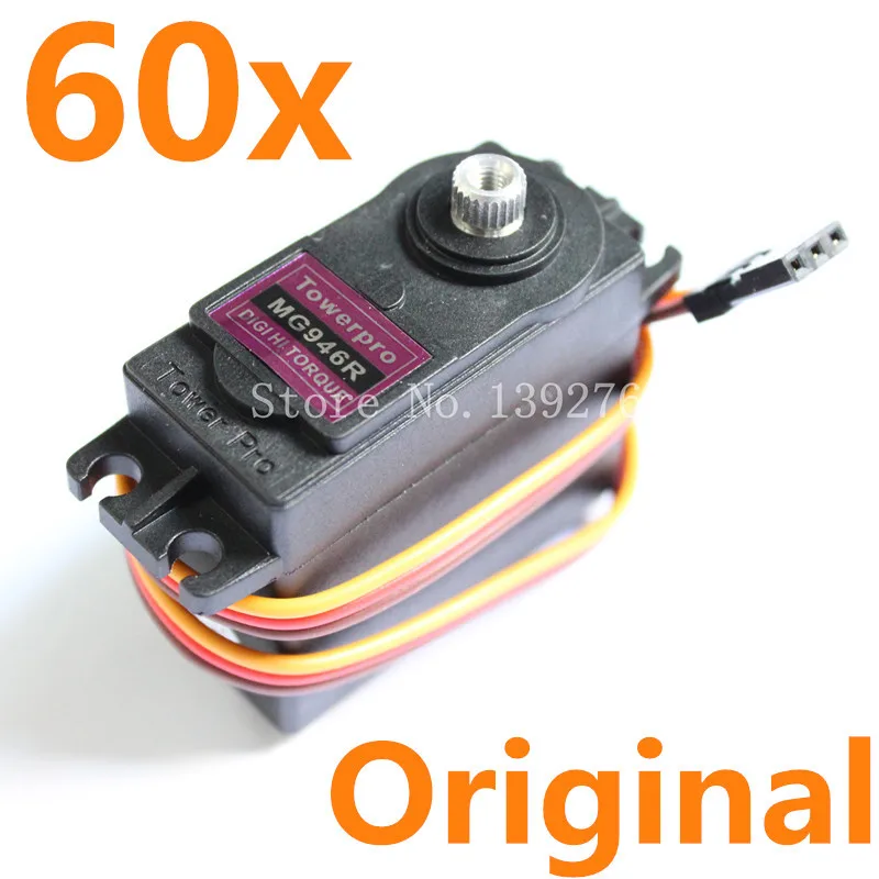 

Wholesale 60pcs /lot Genuine Towerpro MG946R Servo Metal Gear DIGI Hi Torque 13kg Digital For RC Robot Car Boat Model