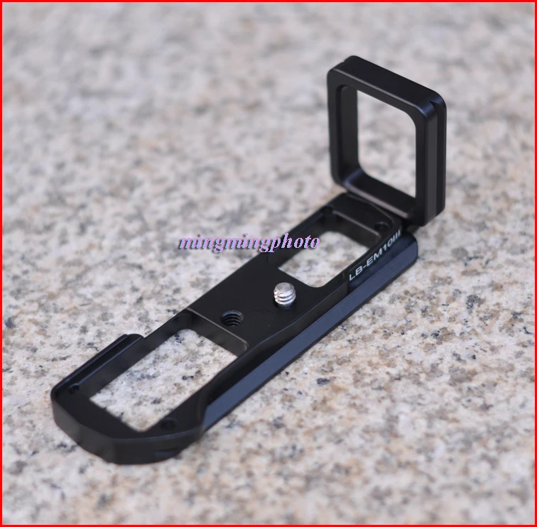 L字型垂直シュートクイックリリースプレートブラケットハンドグリップolympus OM-EM10III em10マークiiiカメラwiss三脚