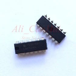 10pcs/lot LM324 DIP Amplifier DIP14 LM324N / LM324P