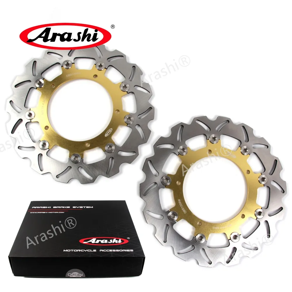 Arashi 1 Pair FZ6 FAZER S2 600 2007 2008 2009 Motorcycle CNC Front Brake Disc Brake Rotor For YAMAHA FZ6 FAZER S2 600 Parts