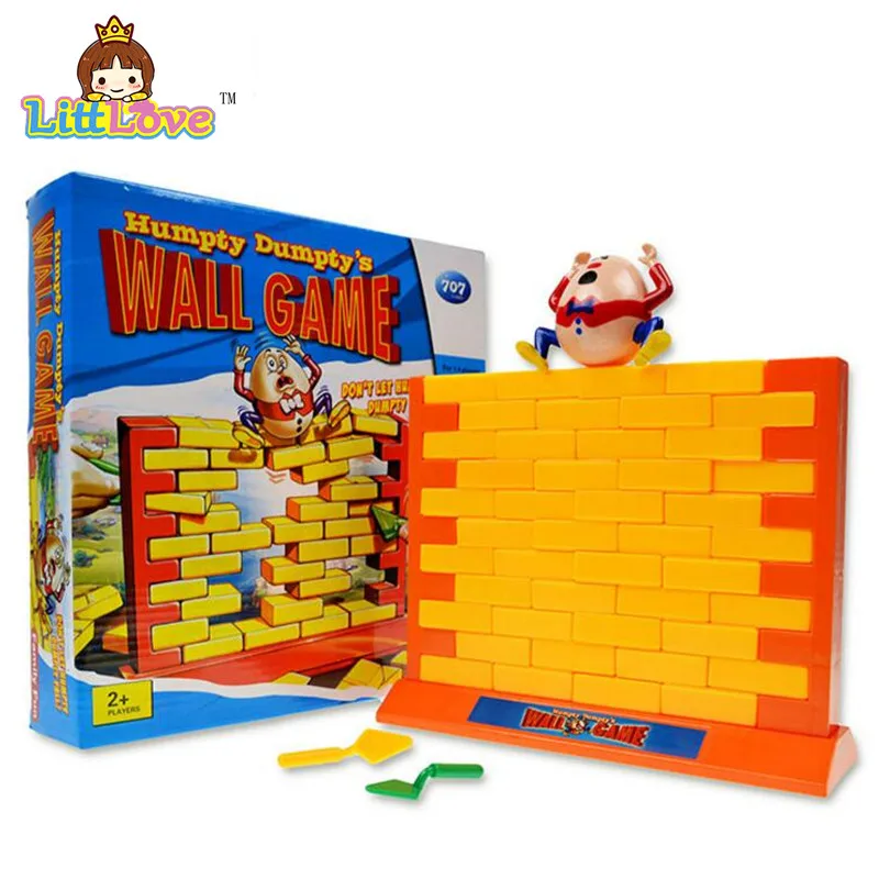 Funny Gadgets Push Wall Board Game Demolish Creative Wall Humpty Dumpty Game Parent-Child Interactive Toy