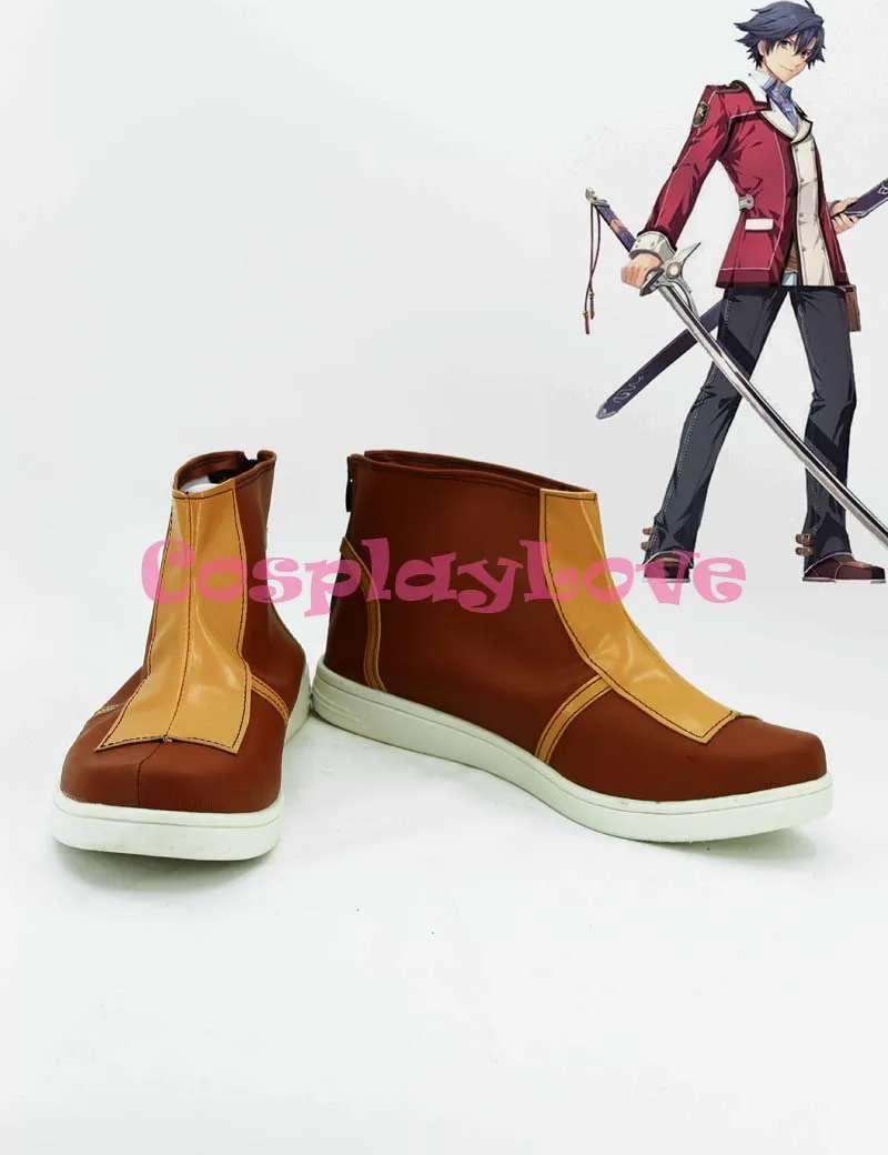 

Custom Made The Legend of Heroes Eiyuu Densetsu Sen no Kiseki Rean Schwarzer Cosplay Shoes Short Boots Hand Made For Halloween