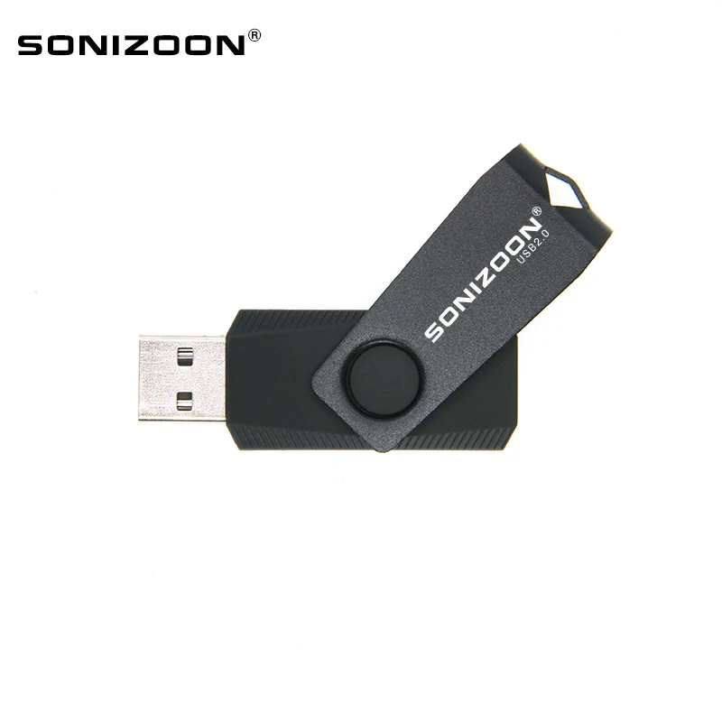 SONIZOON-Unidad Flash USB 2,0, PenDrive personalizado de 8GB, 16GB, 32GB, 2,0, XEZUSB2.0002