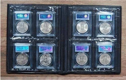 PCCB Slap-up High Quality 16 Pieces/Boxes Album Identification box/Storage Box Professional Graded Coins Collection Book Cheaper