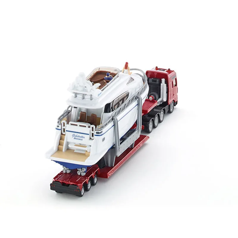 1:87 alloy car models, with high simulation truck yacht SIKU-U1849 model, metal diecasts, toy vehicles, free shipping