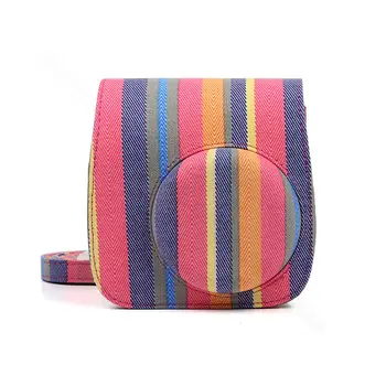 富士Instax Mini 11/9/8相機保護套,帆布袋,拍立得相機配件,肩帶相機包 8 最佳銷售 instax mini 8 相機包 - №4