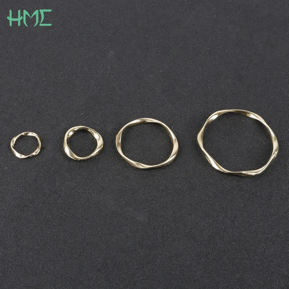 17/20/32/42mm Geometric Circle Shape Zinc Alloy Beads Charm Pendant for DIY Earring Necklace Making Jewelry Findings Accessories